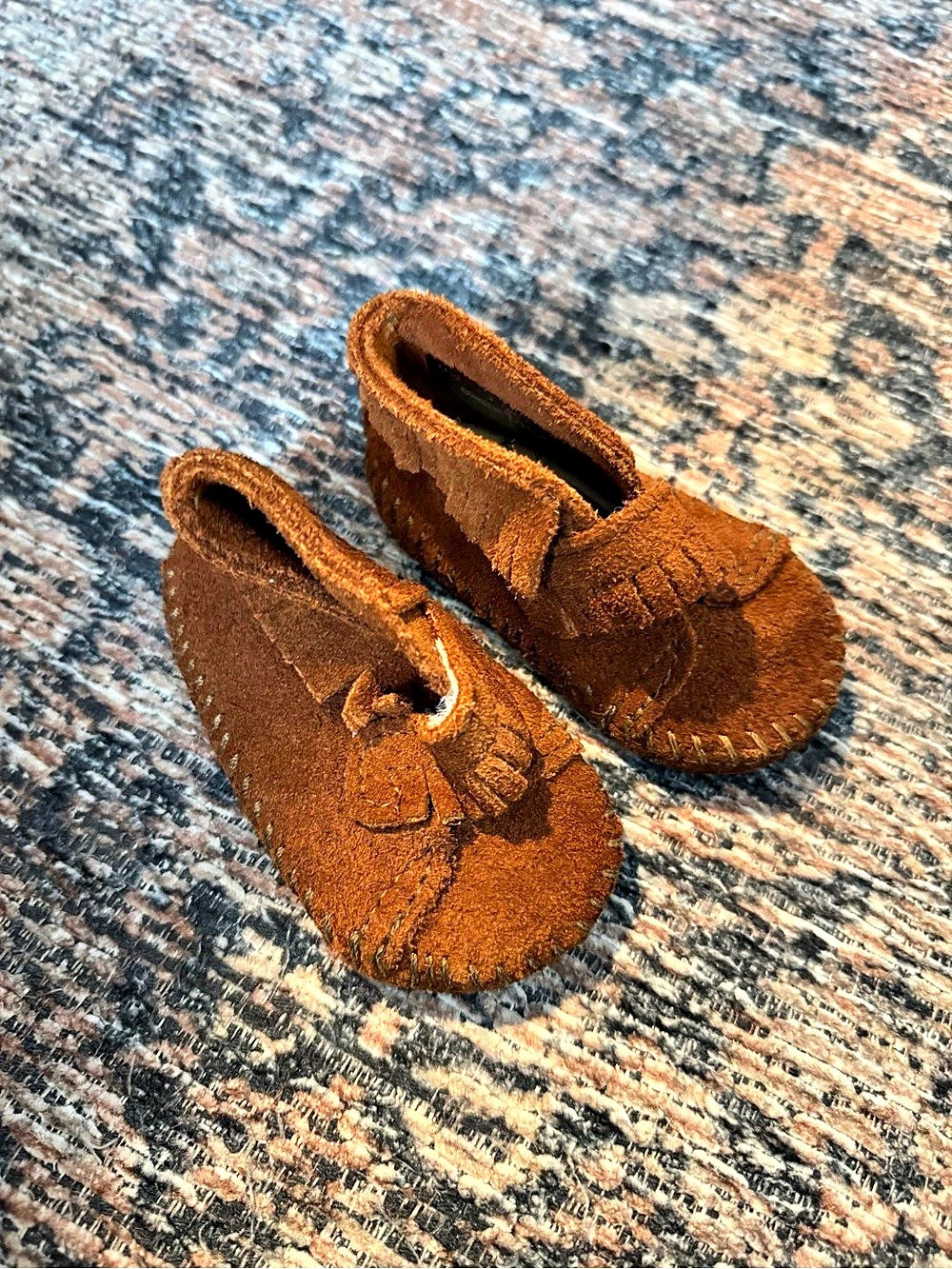 Minnetonka Infant Fringe Bootie Brown Baby 3M Moccasins